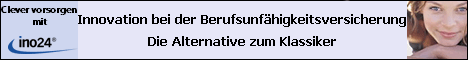Vergleich Berufsunfähigkeitsversicherung ino24 AG