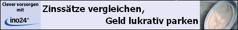 Vergleich Tagesgeldkonten ino24 AG